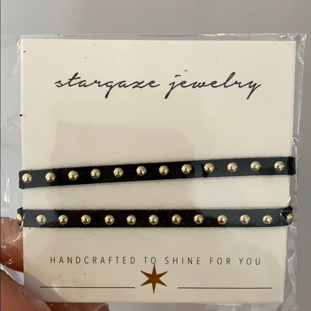 Black Studded Choker